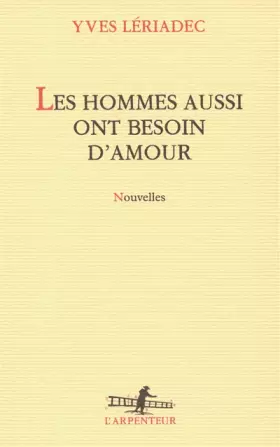 Couverture du produit · Les hommes aussi ont besoin d'amour