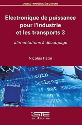 Couverture du produit · Electronique de puissance pour l'industrie et les transports 3