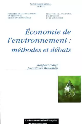 Couverture du produit · Economie de l'environnement : Méthodes et Débat