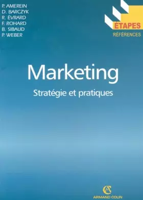 Couverture du produit · Marketing: Stratégies et pratiques