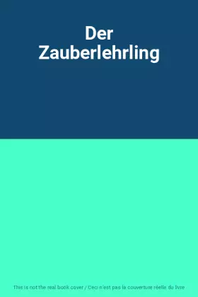 Couverture du produit · Der Zauberlehrling