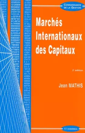 Couverture du produit · Marchés internationaux des capitaux