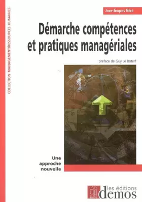Couverture du produit · Démarche compétences et pratiques managériales : une approche nouvelle