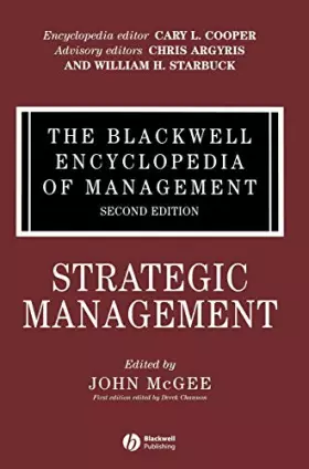 Couverture du produit · The Blackwell Encyclopedia of Management, Strategic Management (Blackwell Encyclopaedia of Management)