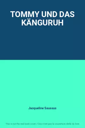 Couverture du produit · TOMMY UND DAS KÄNGURUH