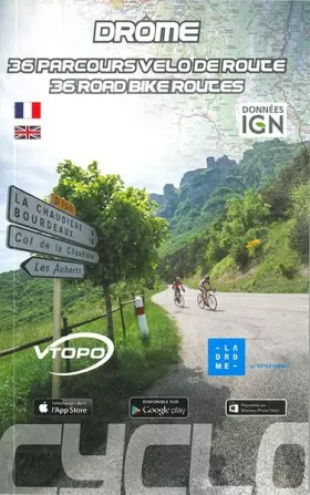 Couverture du produit · Drôme : 36 parcours vélo de route