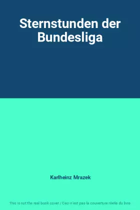 Couverture du produit · Sternstunden der Bundesliga