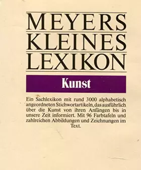 Couverture du produit · Kunst: Ein Sachlexikon (Meyers kleines Lexikon)