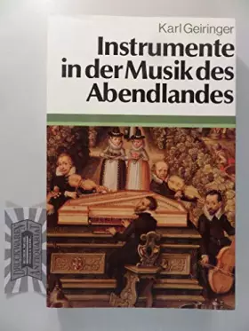Couverture du produit · Instrumente in der Musik des Abendlandes