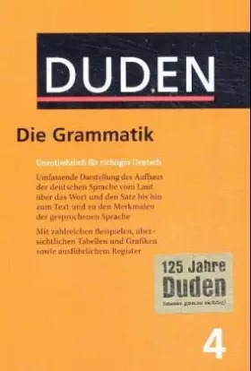 Couverture du produit · 4 - Die Grammatik