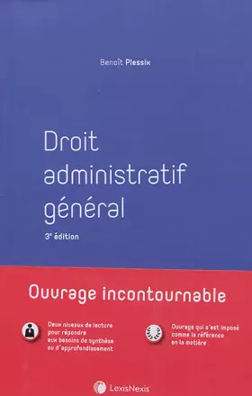 Couverture du produit · Droit administratif général: 3e édition. Ouvrage incontournable. Deux niveaux de lecture pour répondre aux besoins de synthèse