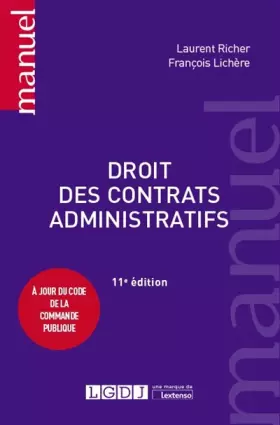 Couverture du produit · Droit des contrats administratifs (2019)