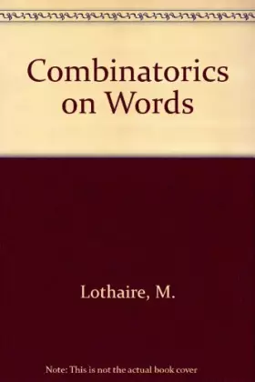Couverture du produit · Combinatorics on Words