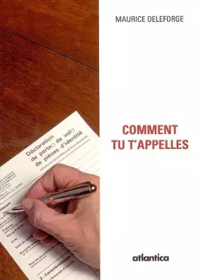 Couverture du produit · Comment tu t'appelles
