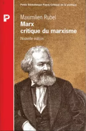 Couverture du produit · Marx : critique du marxisme