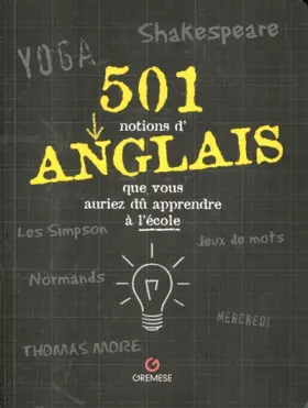 Couverture du produit · 501 notions d'anglais que vous auriez dû apprendre à l'école