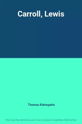 Couverture du produit · Carroll, Lewis