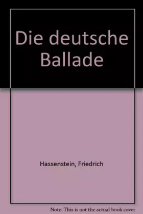 Couverture du produit · Die deutsche Ballade