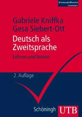 Couverture du produit · Deutsch als Zweitsprache. Lehren und Lernen