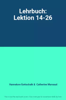 Couverture du produit · Lehrbuch: Lektion 14-26