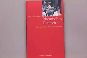 Couverture du produit · Rheinisches Deutsch: Wer spricht wie mit wem und warum