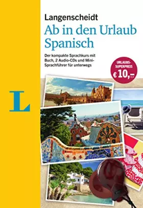 Couverture du produit · Langenscheidt Ab in den Urlaub - Spanisch - Sprachtraining für die Reise: Der kompakte Sprachkurs mit Buch, 2 Audio-CDs und Min