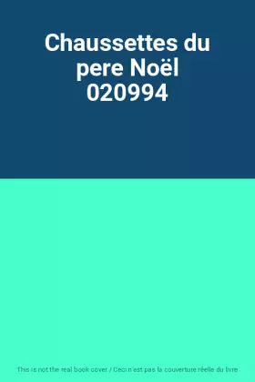 Couverture du produit · Chaussettes du pere Noël 020994