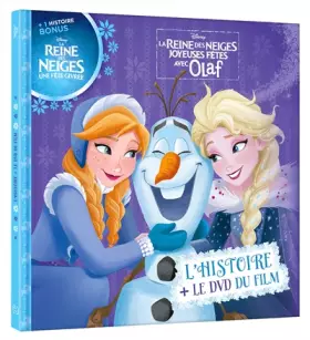 Couverture du produit · LA REINE DES NEIGES - Joyeuses Fêtes avec Olaf - Livre DVD - Disney: .