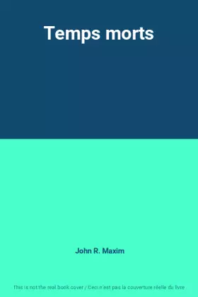 Couverture du produit · Temps morts