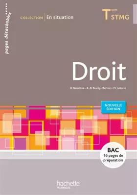 Couverture du produit · En situation Droit Terminale STMG - Livre élève - Éd. 2016