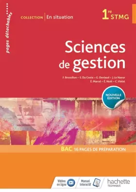 Couverture du produit · Sciences de gestion 1re STMG En situation