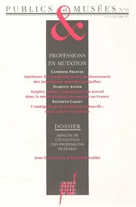 Couverture du produit · PUBLICS ET MUSEES. REVUE N6