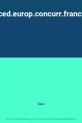 Couverture du produit · Proced.europ.concurr.franchise