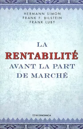 Couverture du produit · La rentabilité avant la part de marché