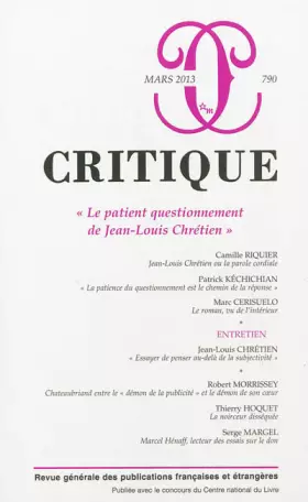 Couverture du produit · Revue critique 790