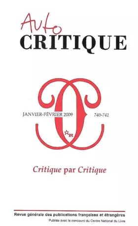 Couverture du produit · Critique 740-741 critique par critique