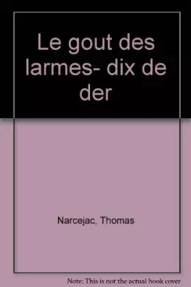 Couverture du produit · Le Goût des larmes