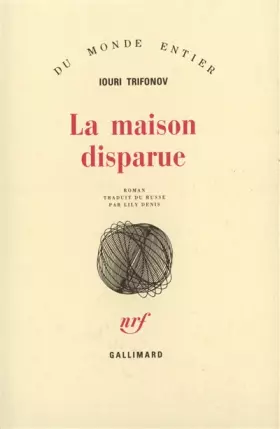 Couverture du produit · La maison disparue