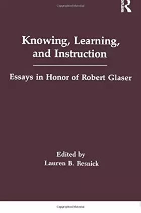 Couverture du produit · Knowing, Learning, and instruction (Psychology of Education and Instruction Series)