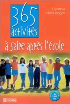 Couverture du produit · 365 activités à faire après l'école