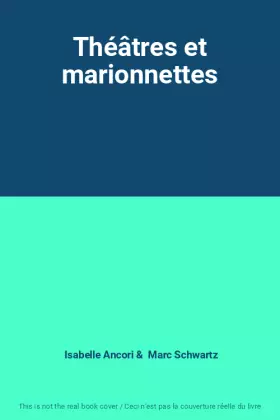 Couverture du produit · Théâtres et marionnettes