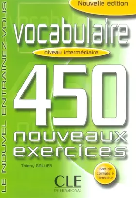Couverture du produit · Vocabulaire (450 exercices, niveau intermdiaire)