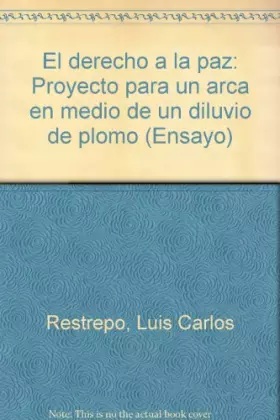 Couverture du produit · Proyecto para un arca en medio de un diluvio de plomo (Spanish Edition)