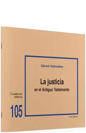 Couverture du produit · Justicia En El A.T, La: Cuaderno Bíblico 105 (Cuadernos Bíblicos)