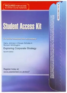 Couverture du produit · Exploring Corporate Strategy Student Acc