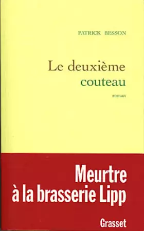 Couverture du produit · Le deuxième couteau