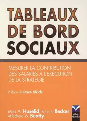 Couverture du produit · Tableaux de bord sociaux: Mesurer la contribution des salariés  à l'exécution de la stratégie