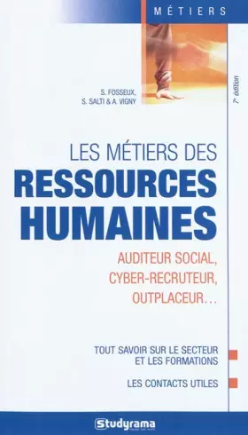 Couverture du produit · Les métiers des ressources humaines