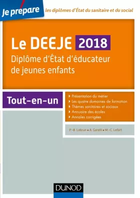 Couverture du produit · Je prépare le DEEJE 2018 - Diplôme d'État d'éducateur de jeunes enfants: Diplôme d'État d'éducateur de jeunes enfants