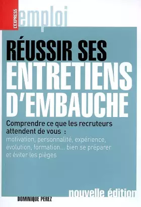 Couverture du produit · Réussir ses entretiens d'embauche